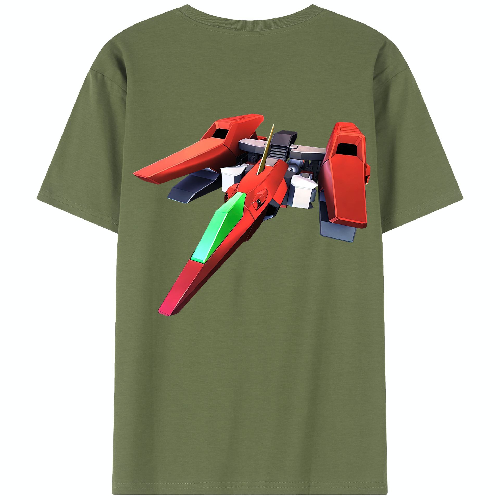 （画像用） 機動戦士ガンダム Mobile Suit Gundam 綿100％半袖Tシャツ（背面プリント）